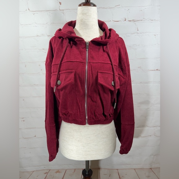 HALARA Cargo Pocket Long Sleeve Cropped Casual Jacket - size XSmall - Picture 2 of 7